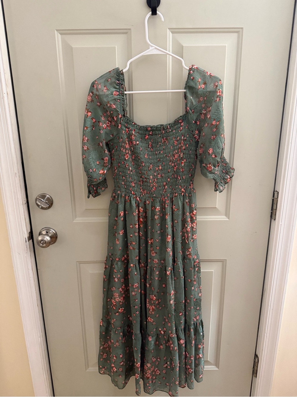 Baltic Born Women’s Floral Smocked Midi Dress
